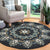 Dazzle LR54097 Dark Blue Rug - Baconco