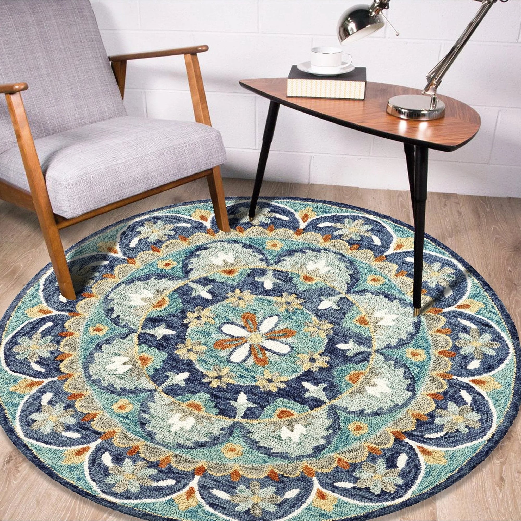 Dazzle LR54099 Blue Rug - Baconco