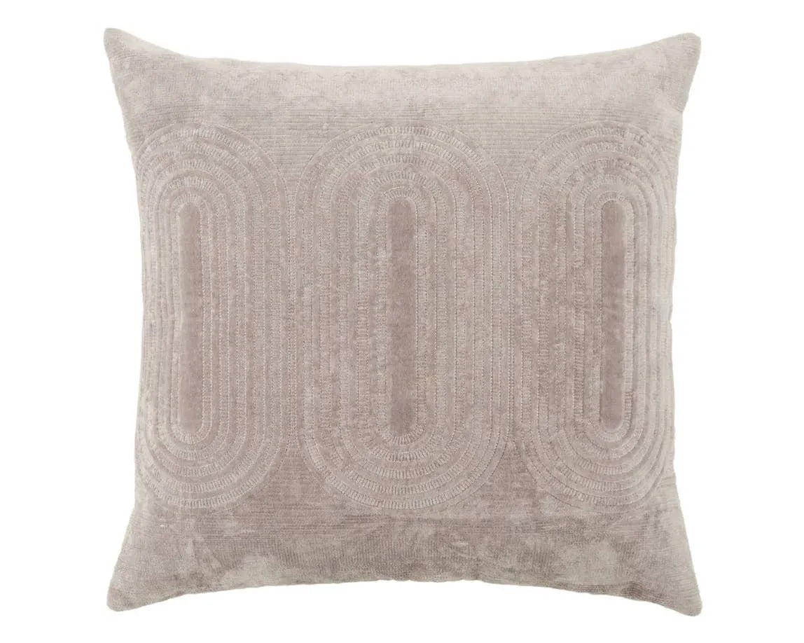 Deco DOC07 Light Grey/Silver Pillow - Baconco