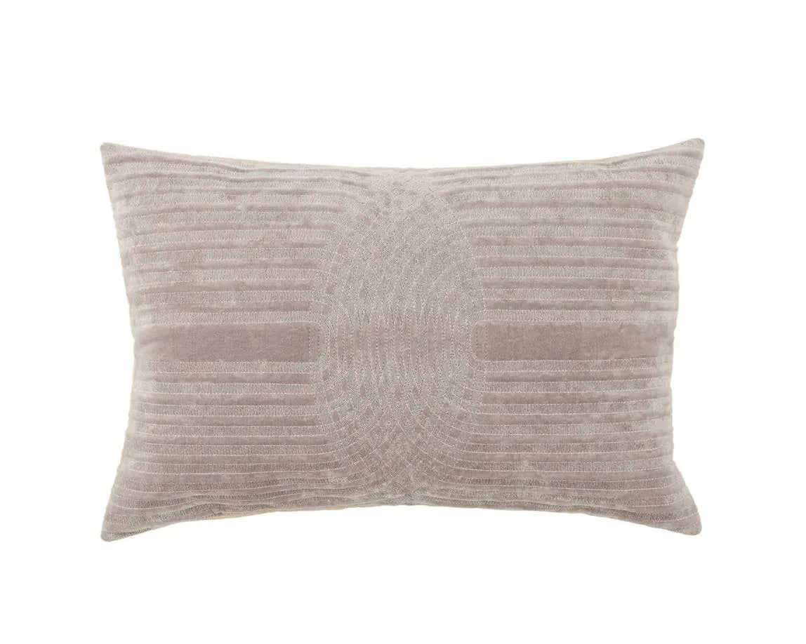 Deco DOC08 Light Grey/Silver Pillow - Baconco