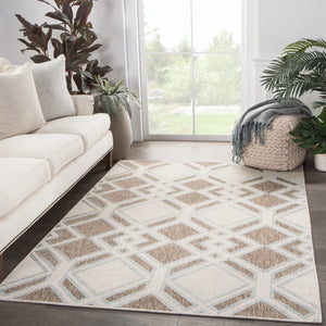 Decora by Nikki Chu DNC19 Samba Brown/Light Blue Rug - Baconco