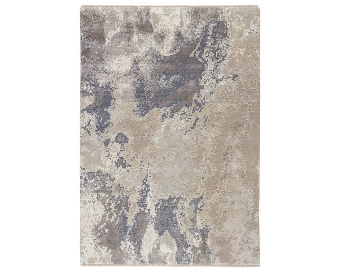 Delmara DLM02 Aegean Gray/Beige Rug - Baconco