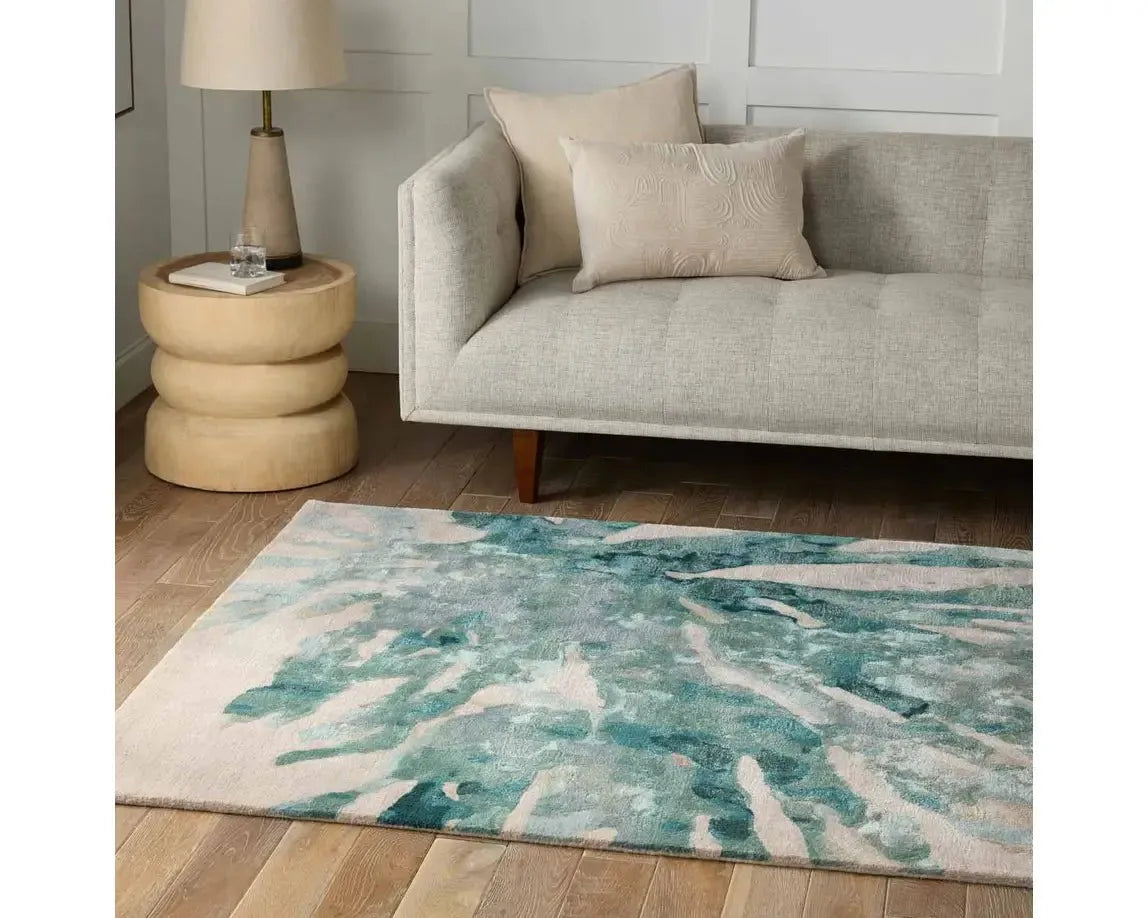 Delray DEL02 Green Rug Silver Pine Rug - Baconco