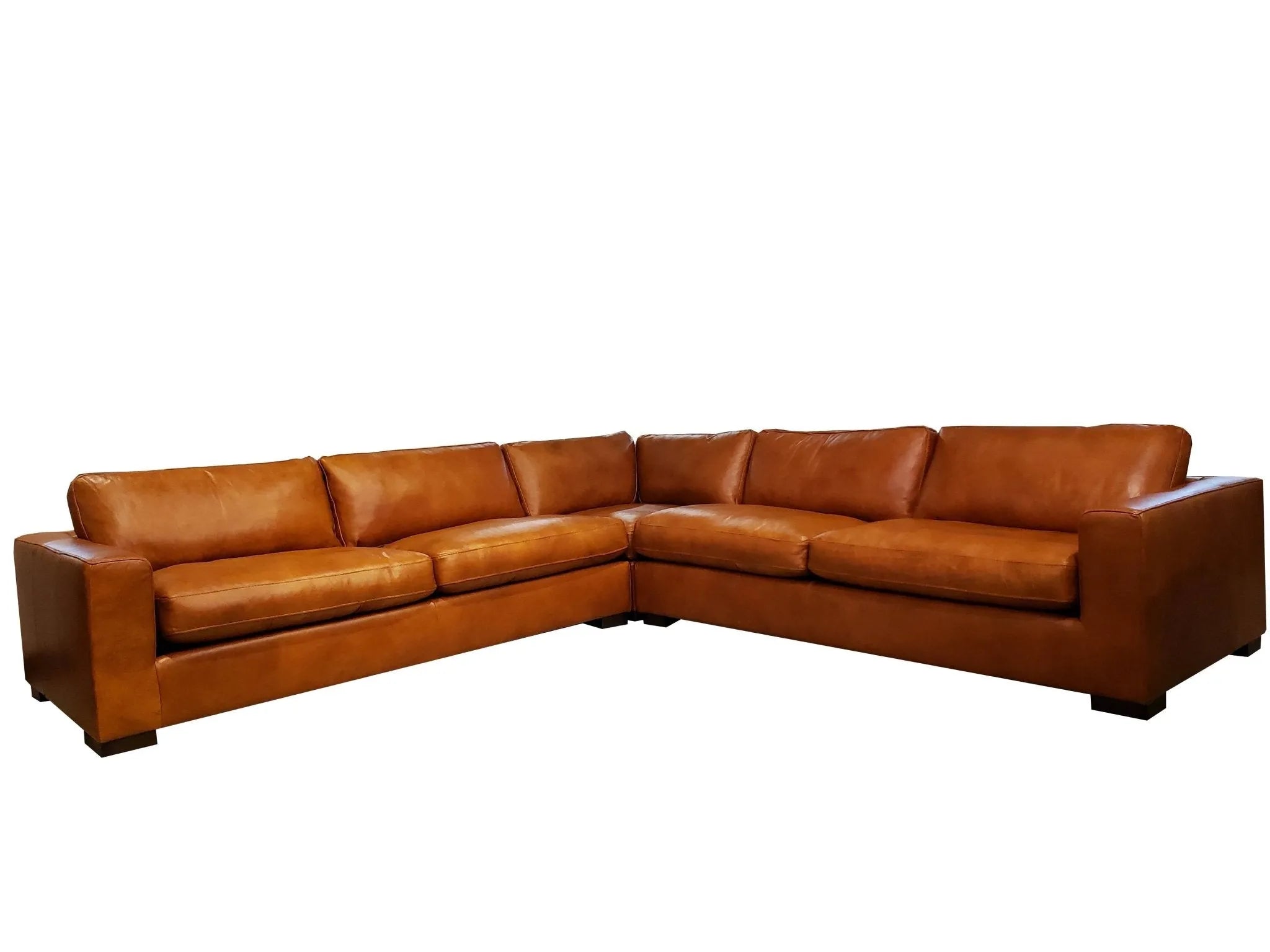 Derrick Camel Sectional - Baconco