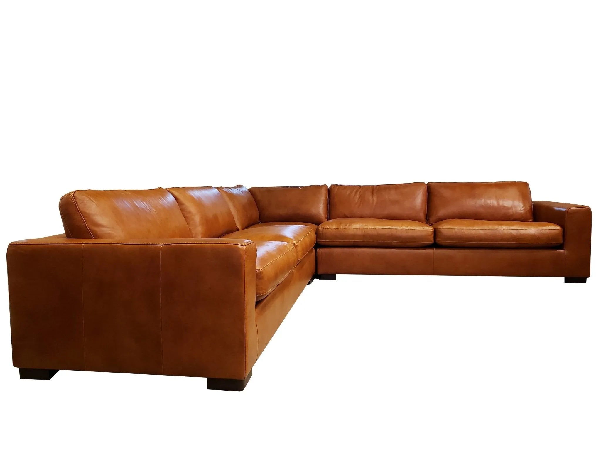 Derrick Camel Sectional - Baconco