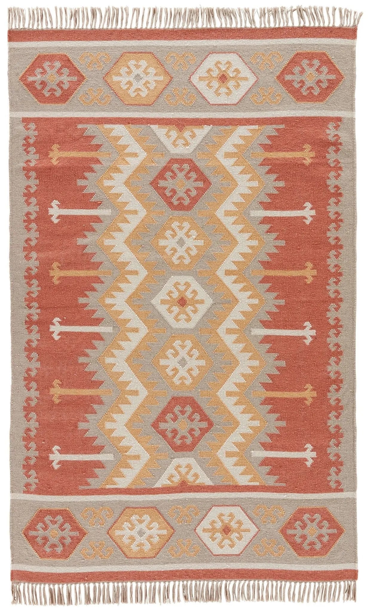 Desert DES07 Emmett Ash / Auburn Rug - Baconco