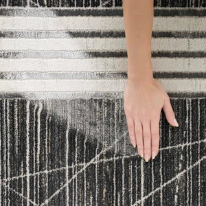 Desire DSR01 Charcoal/Silver Rug - Baconco