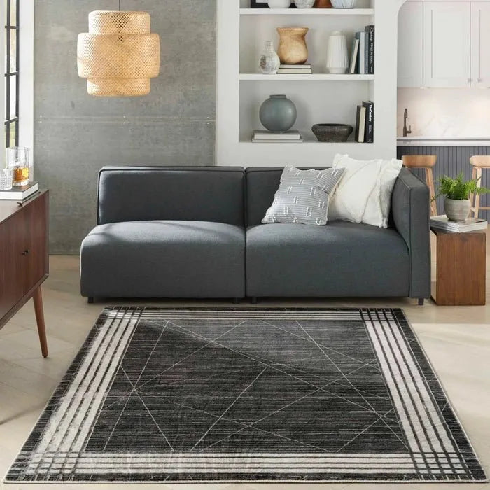 Desire DSR01 Charcoal/Silver Rug - Baconco