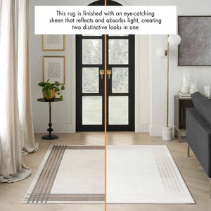 Desire DSR01 Ivory/Silver Rug - Baconco