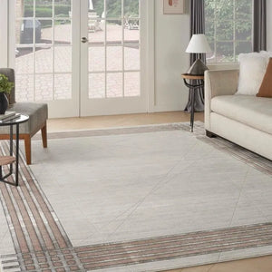 Desire DSR01 Ivory/Silver Rug - Baconco