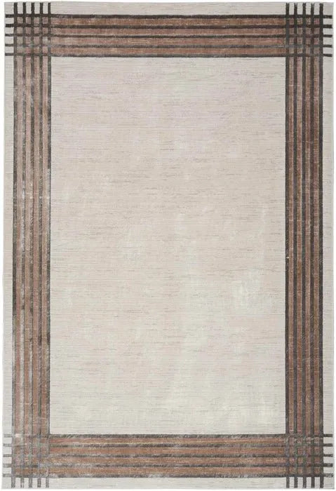 Desire DSR01 Ivory/Silver Rug - Baconco