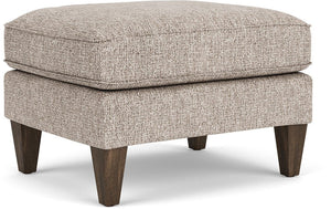 Digby Custom Fabric Ottoman - Baconco