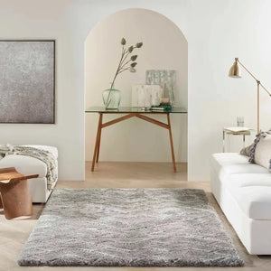 Dreamy Shag DRS03 Grey Rug - Baconco