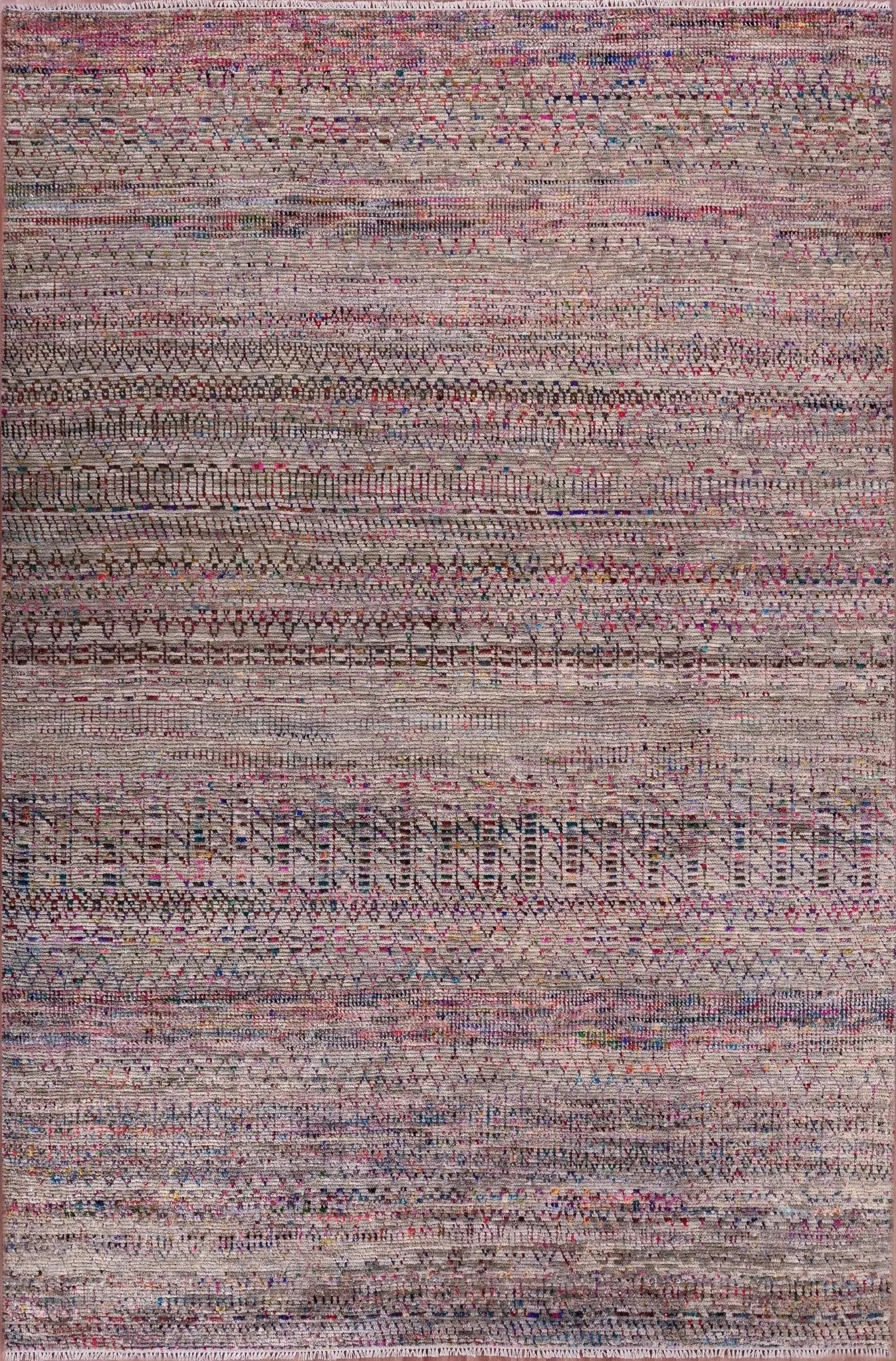 Durva Wool & Silk SC-25U Beige Rug - Baconco