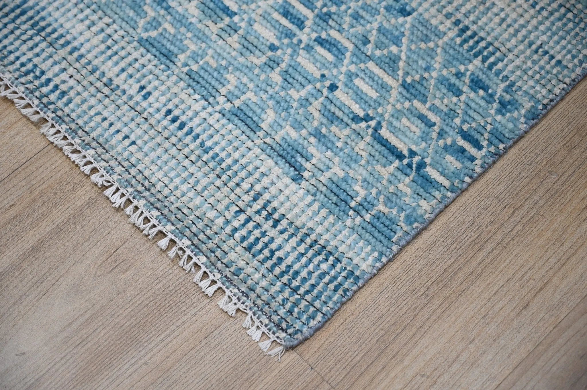 Durva Wool & Silk SC-25V Silver Rug - Baconco