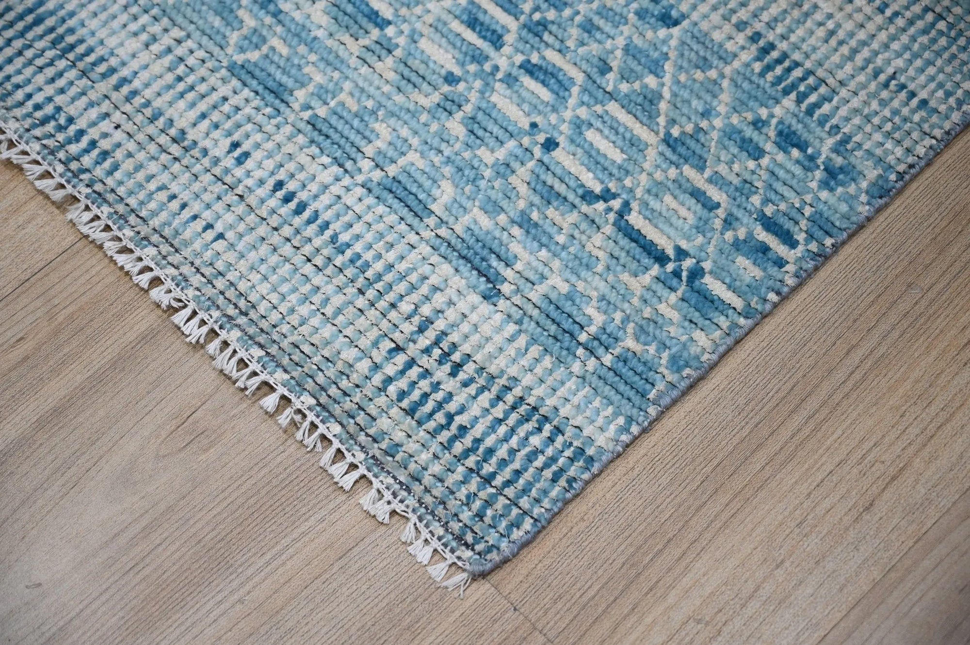 Durva Wool & Silk SC-25V Silver Rug - Baconco