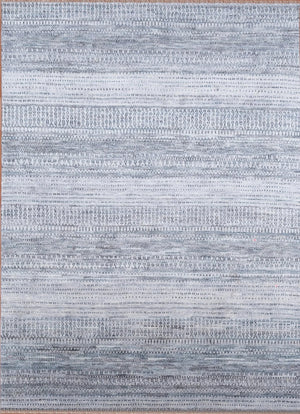 Durva Wool & Silk SC-80 Blue Rug - Baconco