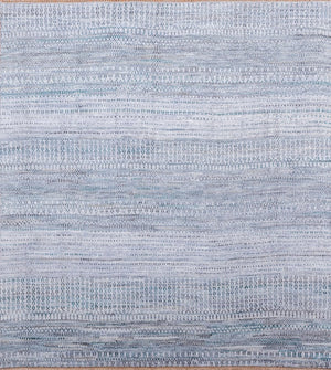 Durva Wool & Silk SC-80 Blue Rug - Baconco