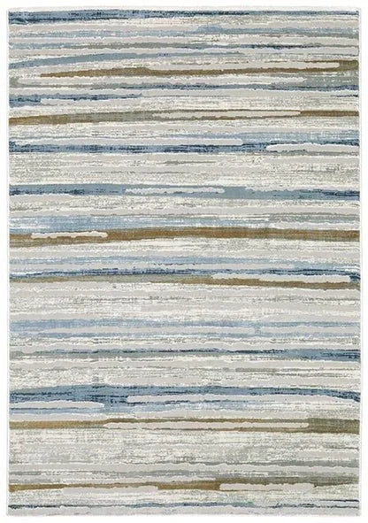 Easton 4514E Beige/Blue Rug - Baconco