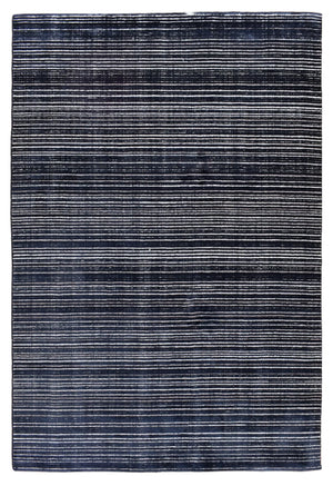 Eccentric Lines 110 Charcoal Rug - Baconco