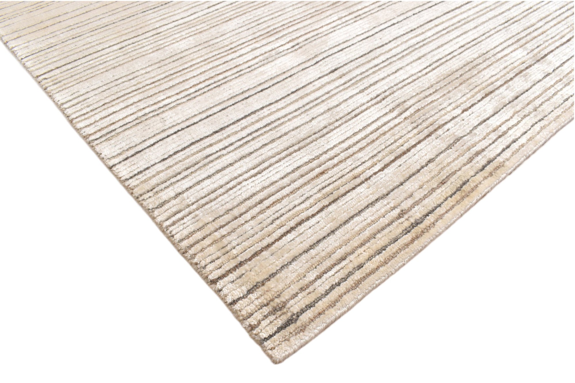 Eccentric Lines 111 Ivory Rug - Baconco