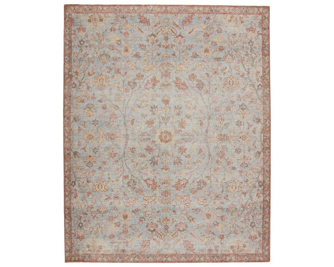 Eden EDE03 Blue/Brown Rug - Baconco