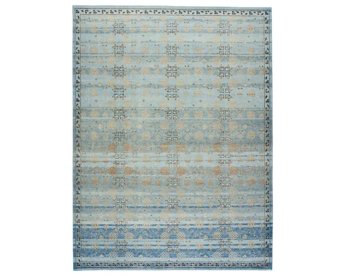 Eden EDE07 Turquoise Rug - Baconco