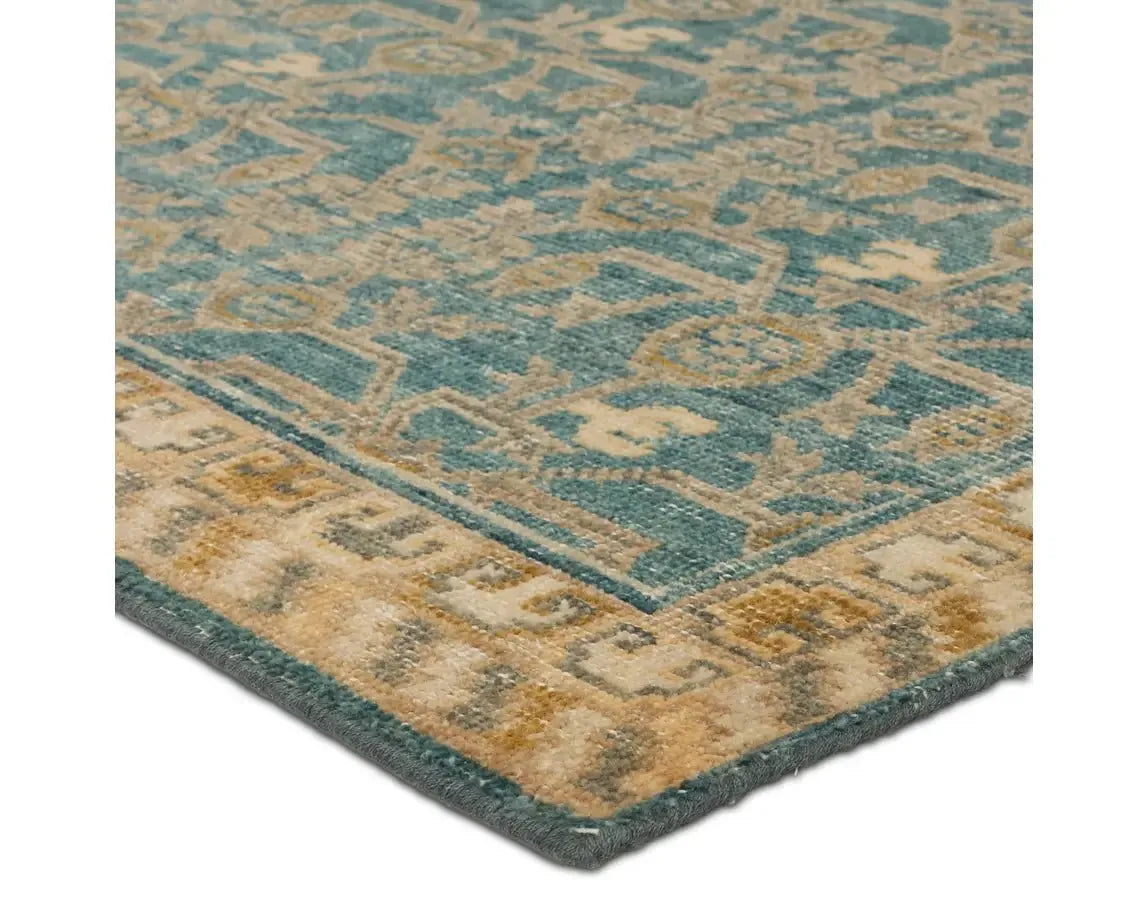 Eden EDE13 Blue/Brown Rug - Baconco