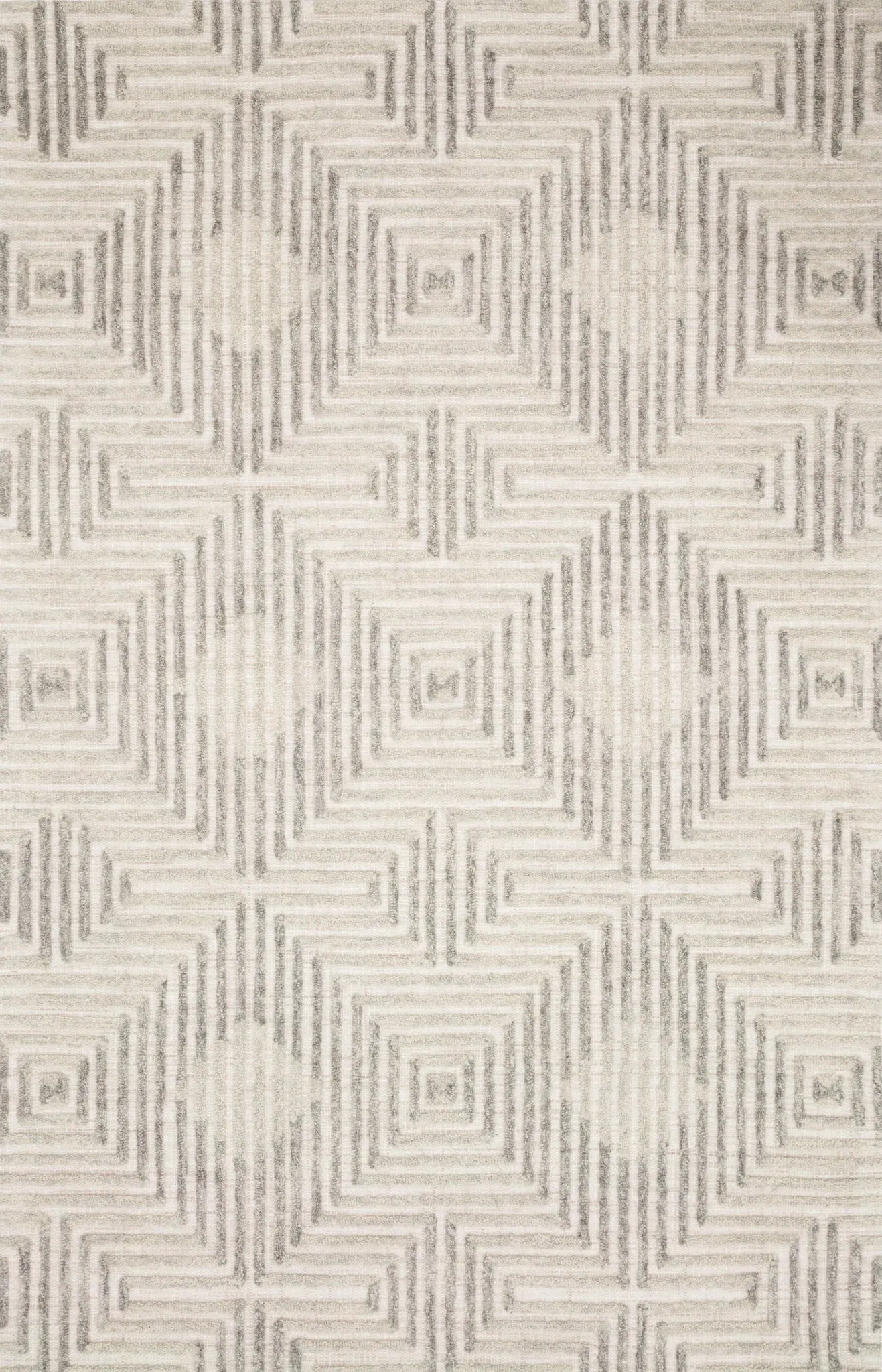 Ehren EHR-02 Grey/Silver Rug - Baconco