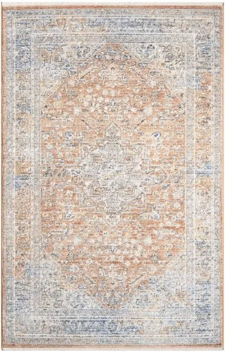 Elegant Heirlooms ELH01 Blue/Multi Area Rug - Baconco