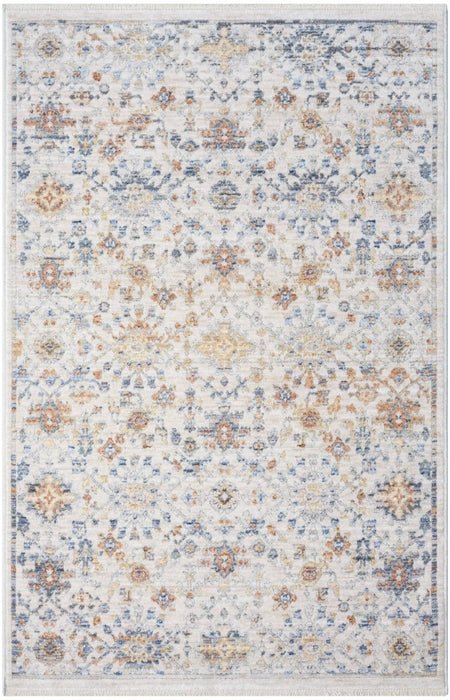 Elegant Heirlooms ELH02 Ivory/Grey Area Rug - Baconco