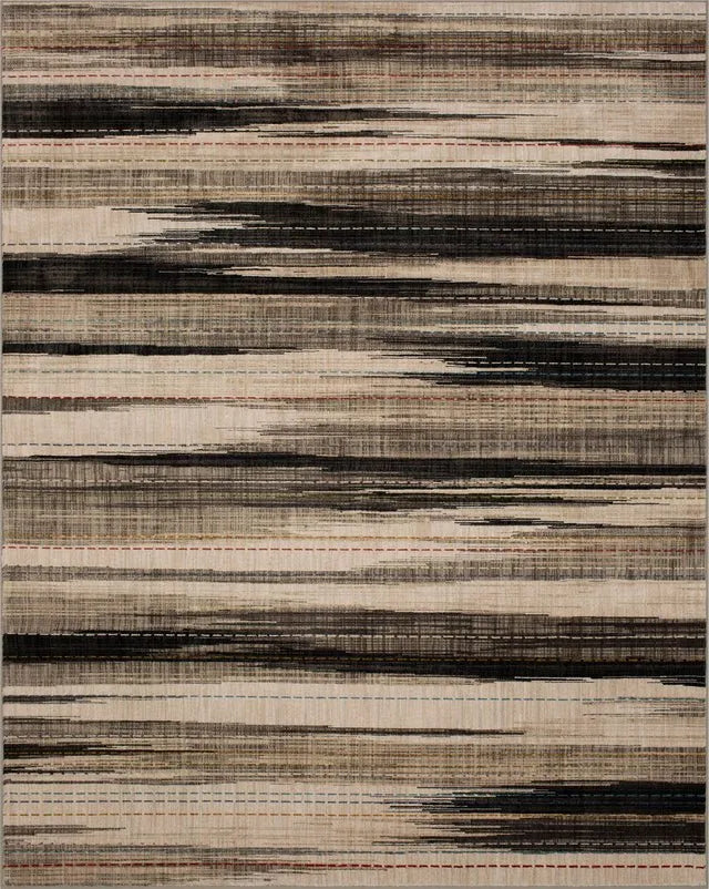 Elements 92505 80251 Brim Dark Linen Rug - Baconco