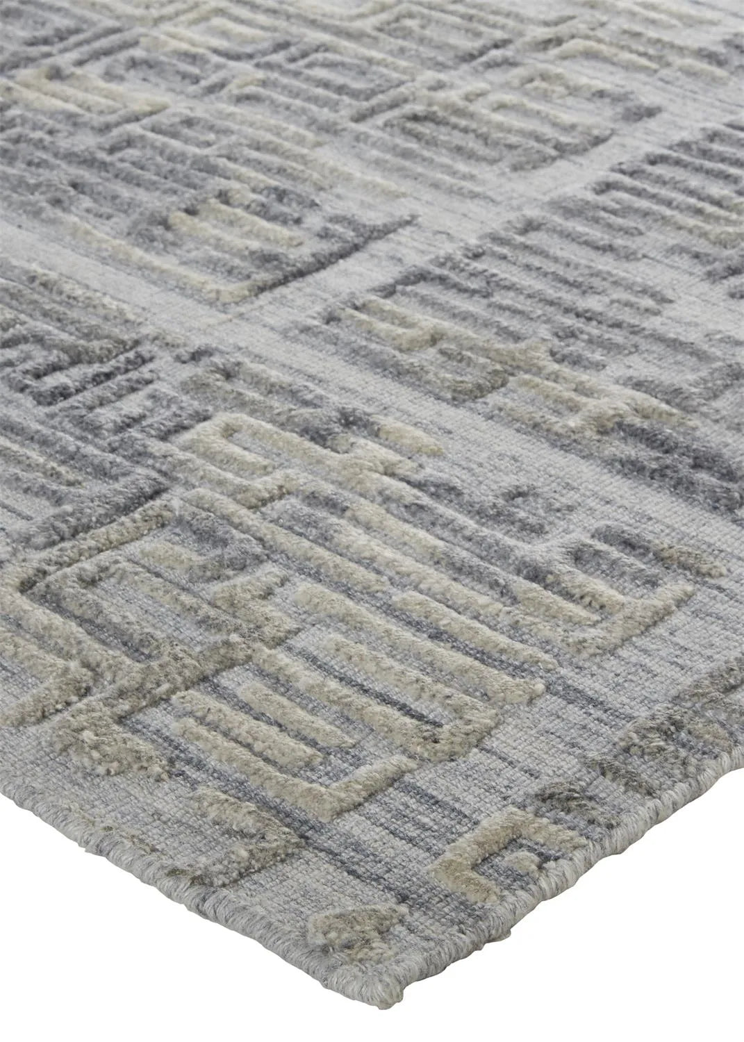 Elias 6590F Gray/Ivory Rug - Baconco