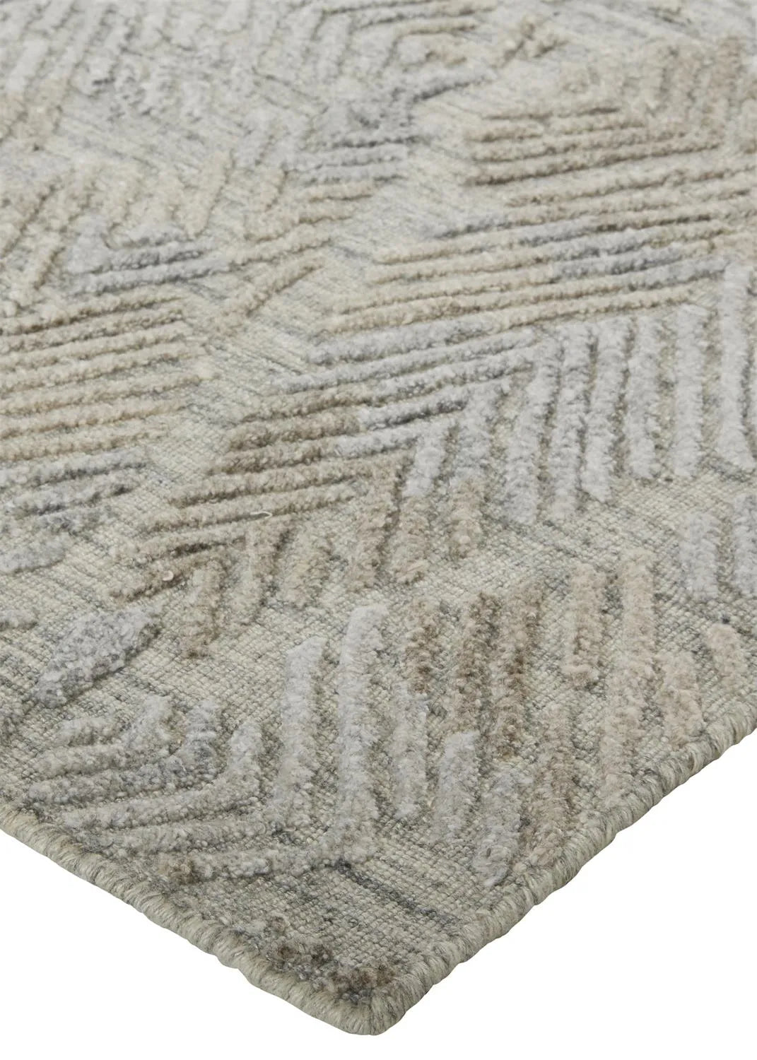 Elias 6718F Gray/Taupe Rug - Baconco