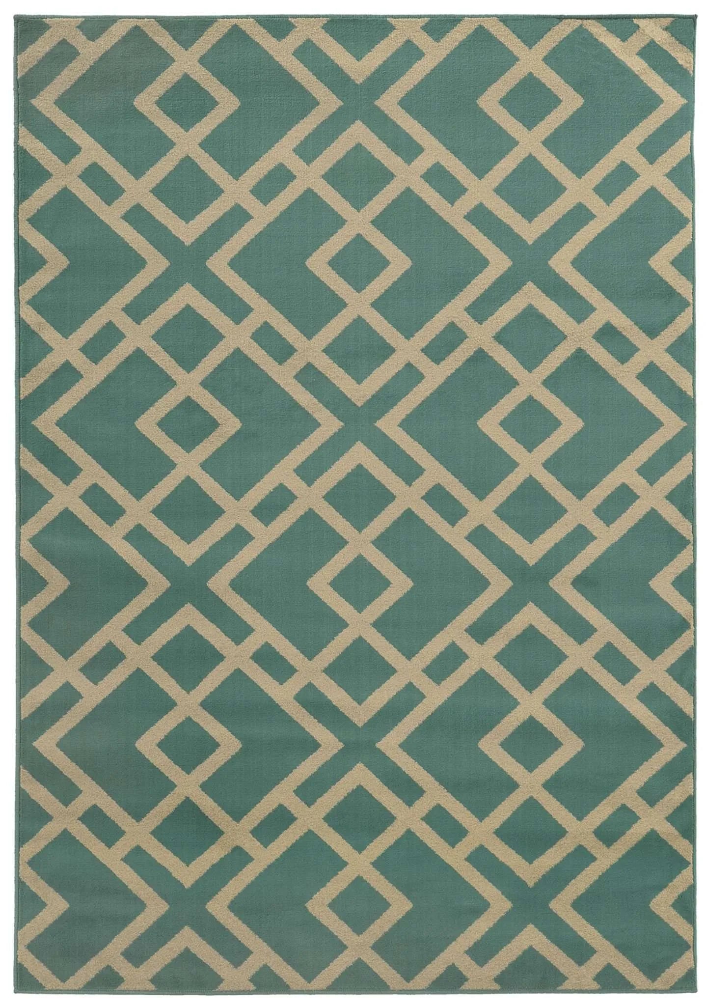 Ella 3685M Blue / Beige Rug - Baconco