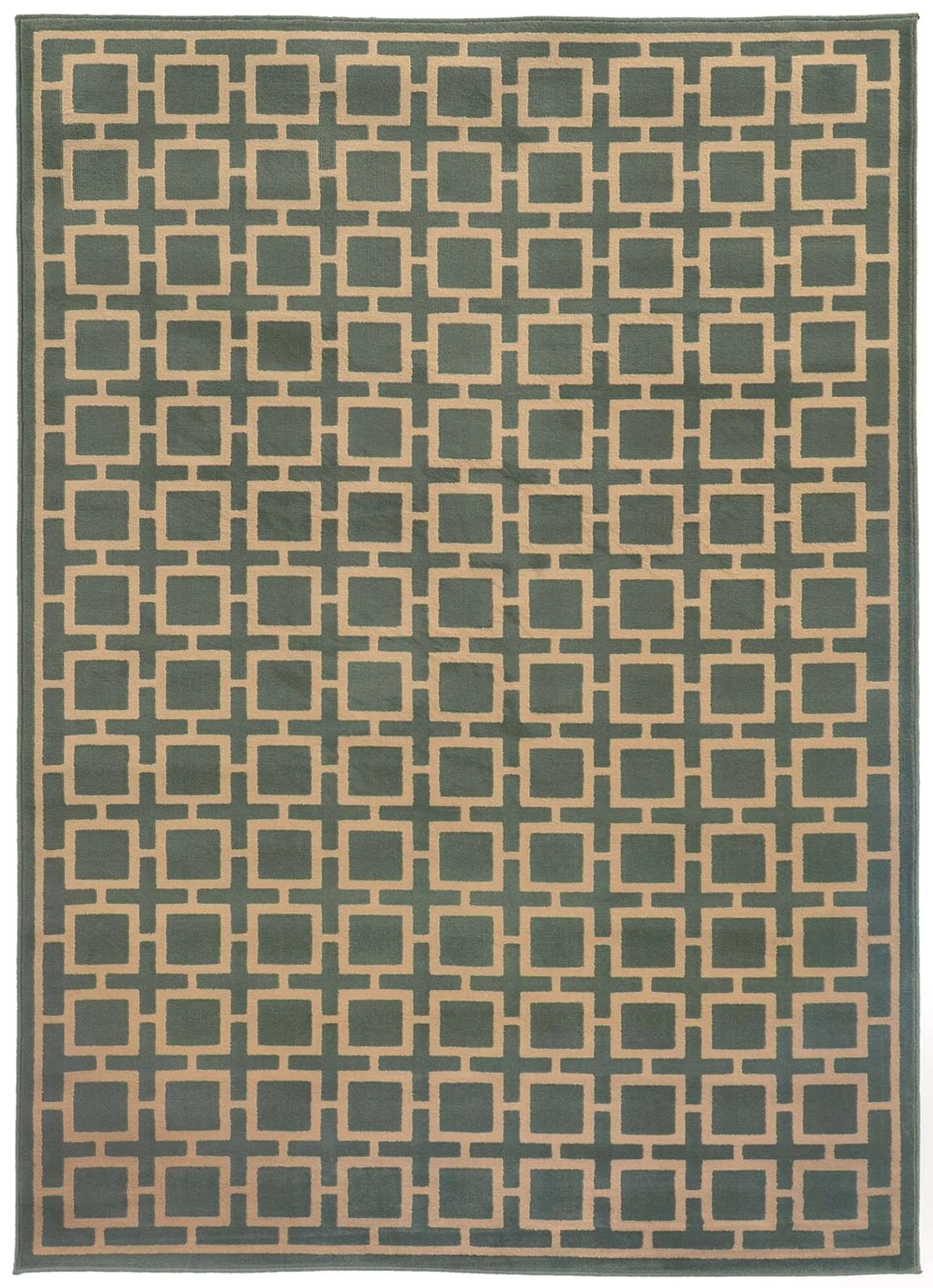 Ella 3885D Blue / Beige Rug - Baconco