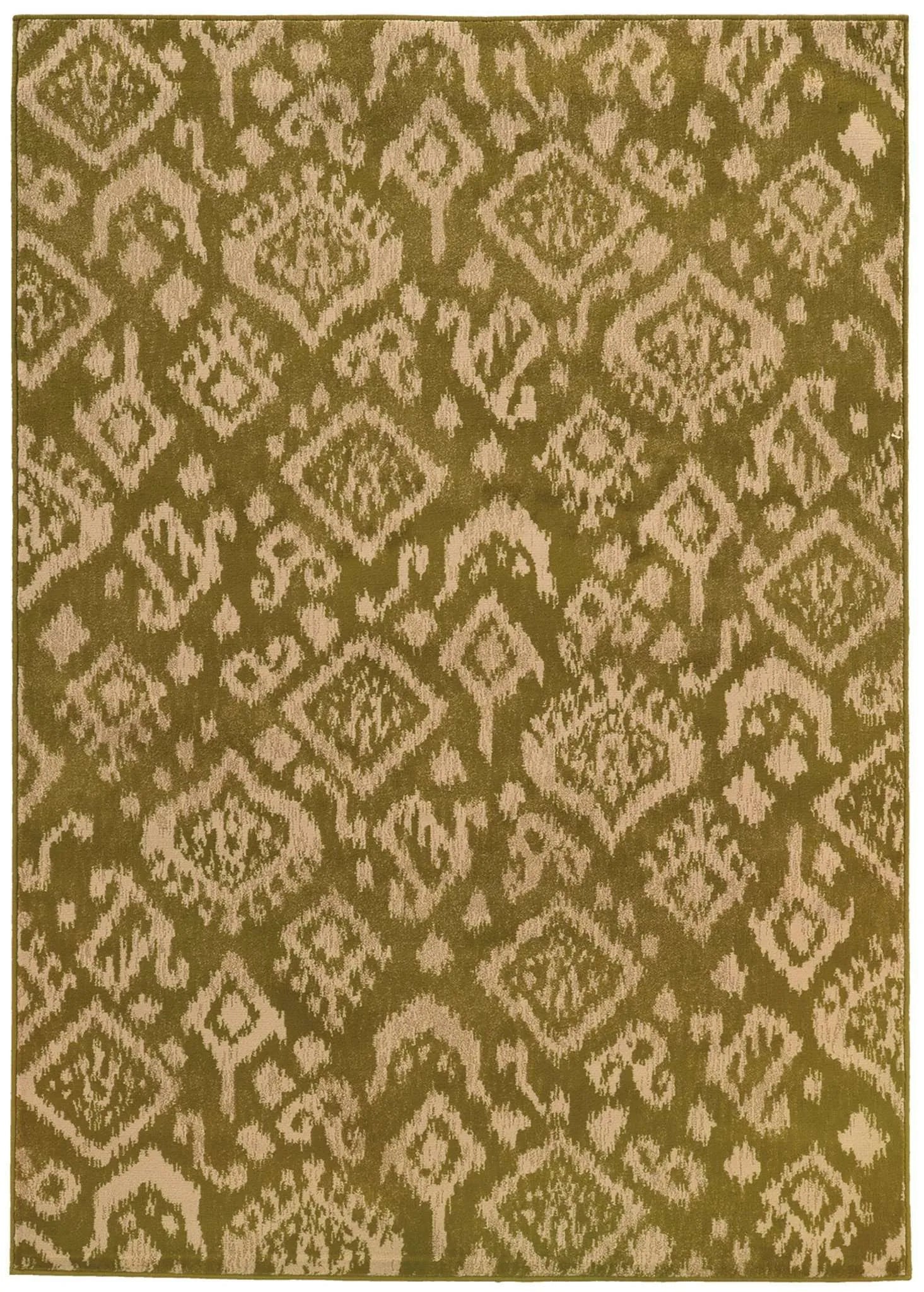 Ella 5113A Green / Beige Rug - Baconco