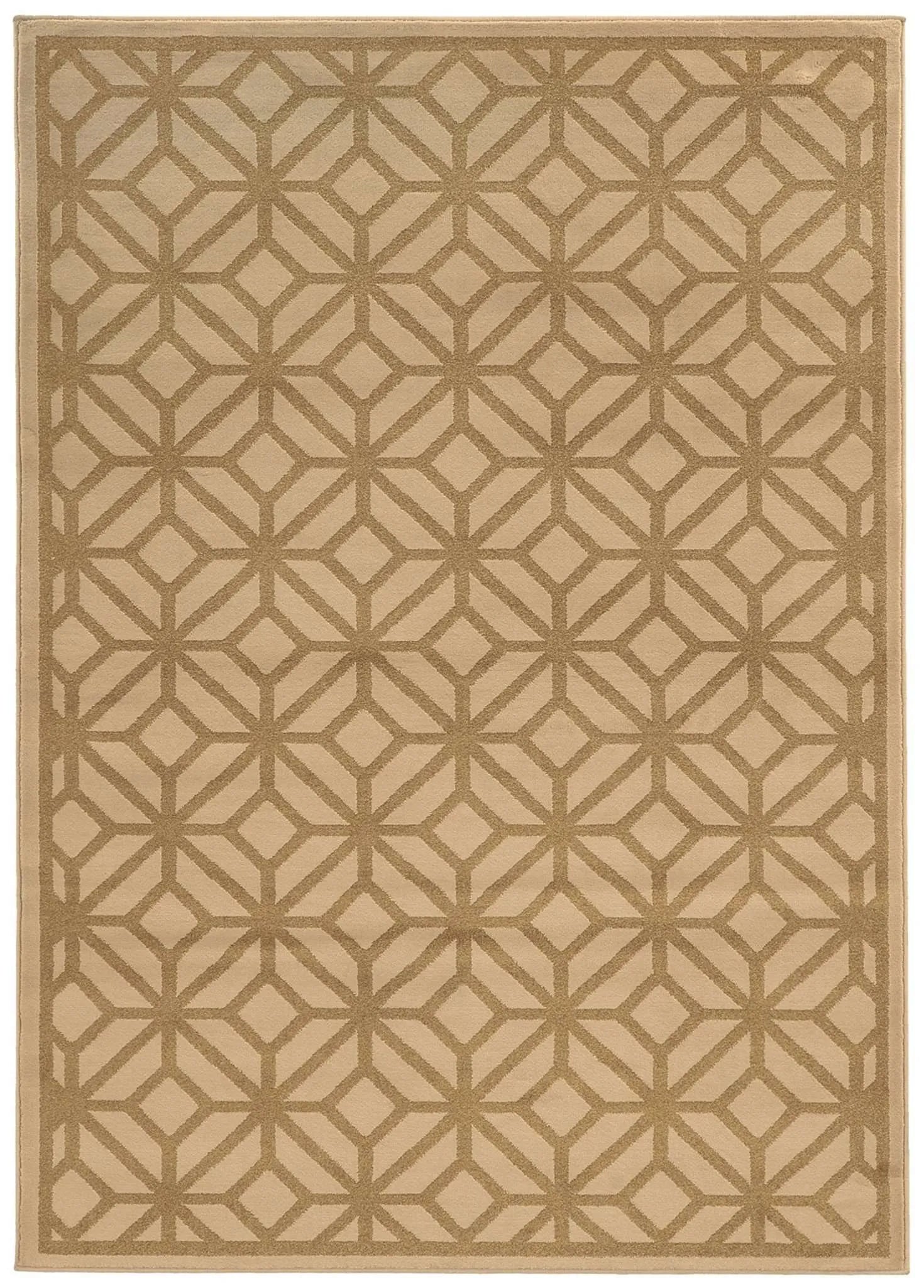 Ella 5188H Beige / Gold Rug - Baconco