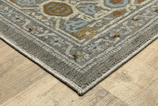 Ellington ELL05 Grey/Multi Rug - Baconco