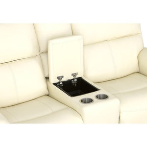 Ellis Power Reclining Loveseat with Console and Power Headrests - Baconco