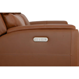 Ellis Power Reclining Loveseat with Console and Power Headrests - Baconco