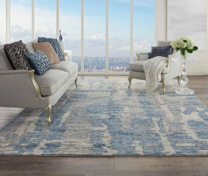 Ellora ELL01 Blue Rug - Baconco