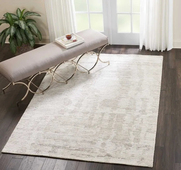 Ellora ELL01 Ivory/Grey Rug - Baconco