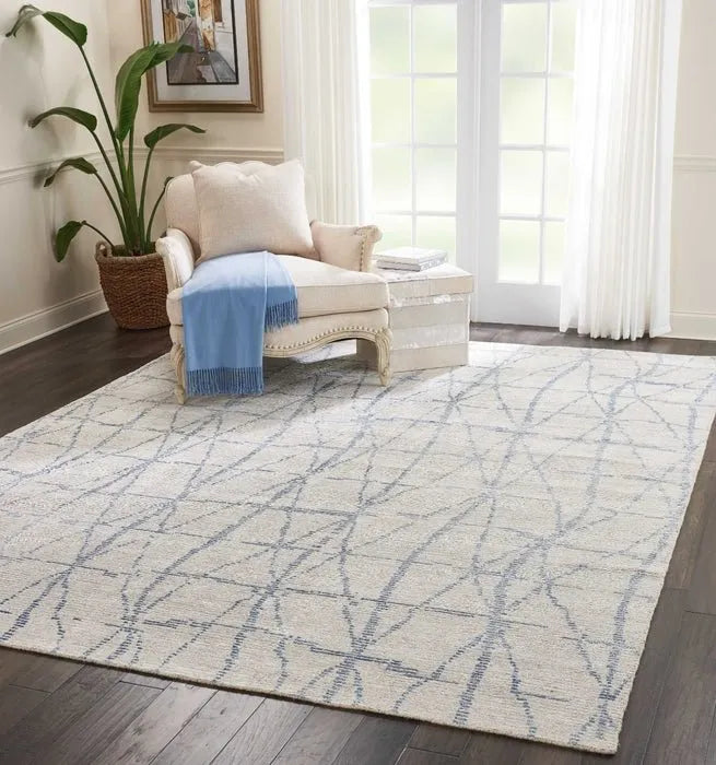 Ellora ELL02 Sky Rug - Baconco