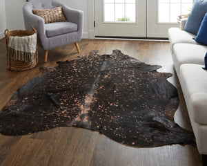 Ellyse ELLRAIND Brown Rug - Baconco