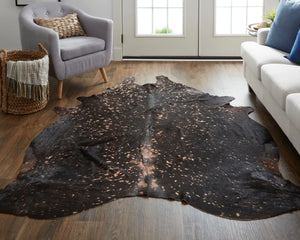 Ellyse ELLRAIND Brown Rug - Baconco