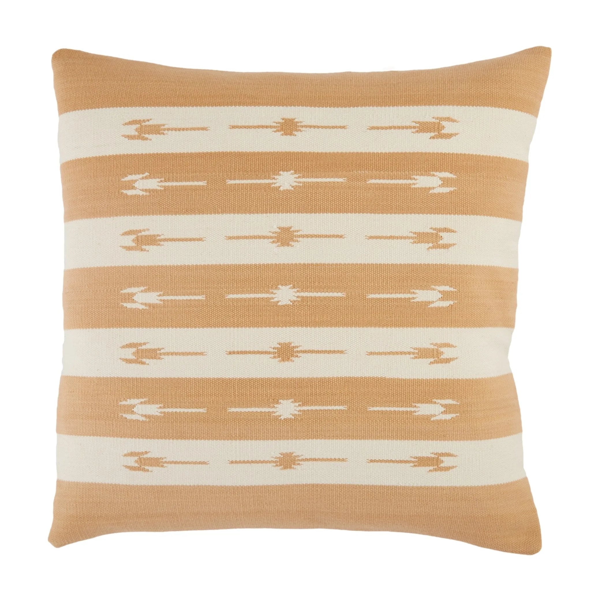 Emani Emn03 Vanda Light Tan/Cream Pillow - Baconco