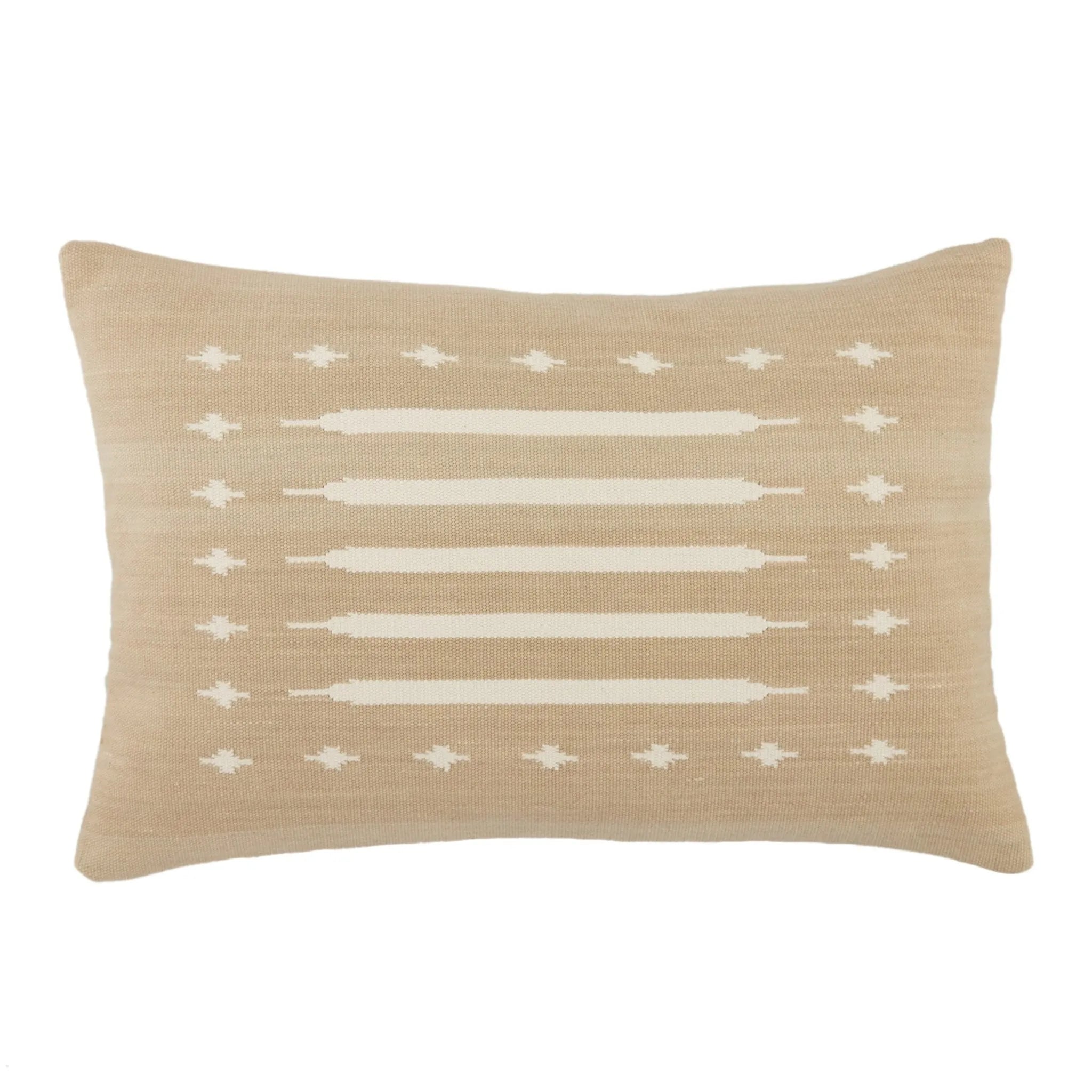 Emani Emn08 Ikenna Taupe/Cream Pillow - Baconco