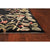 Emerald 9001 Tropical Border Black Rug - Baconco