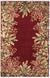 Emerald 9017 Tropical Border Ruby Rug - Baconco